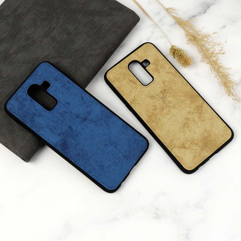 قاب چرمی سامسونگ Galaxy J8 طرح گوزن