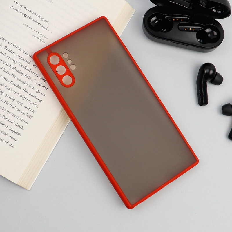 قاب PC مات محافظ لنز دار Samsung Note 10 Plus