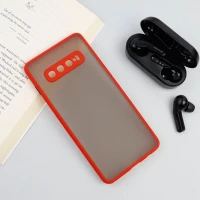 قاب PC مات محافظ لنز دار Samsung S10 Plus