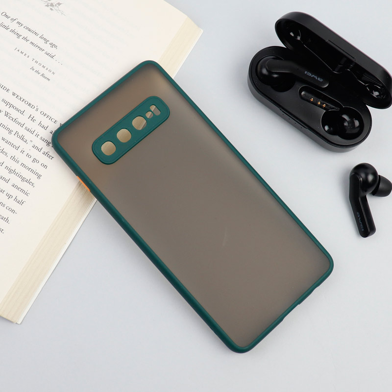 قاب PC مات محافظ لنز دار Samsung S10 Plus