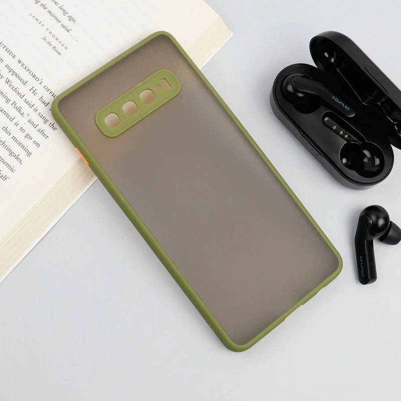 قاب PC مات محافظ لنز دار Samsung S10 Plus