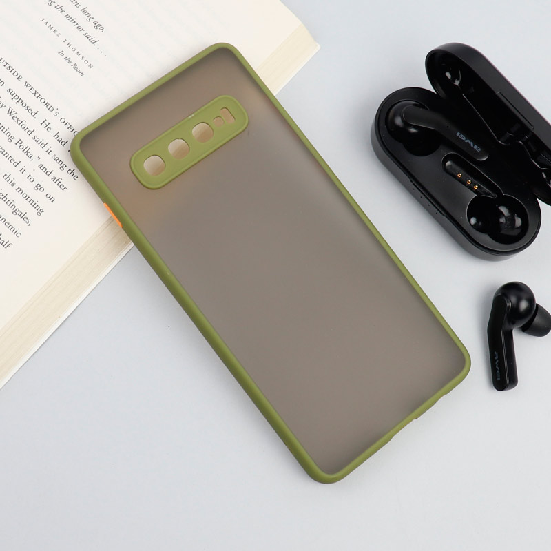 قاب PC مات محافظ لنز دار Samsung S10 Plus