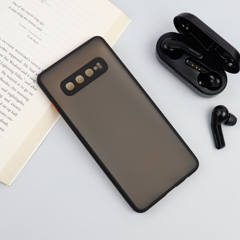 قاب PC مات محافظ لنز دار Samsung S10 Plus