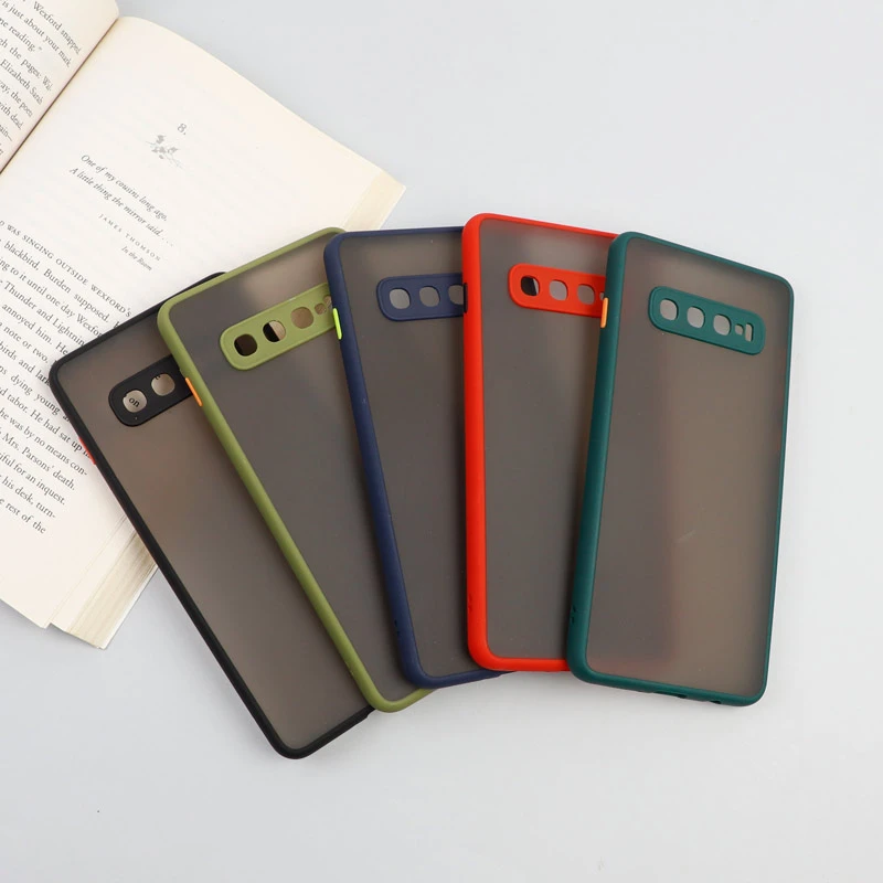 قاب PC مات محافظ لنز دار Samsung S10 Plus