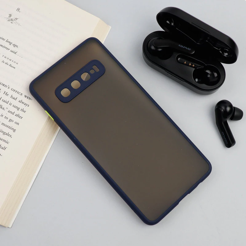 قاب PC مات محافظ لنز دار Samsung S10 Plus