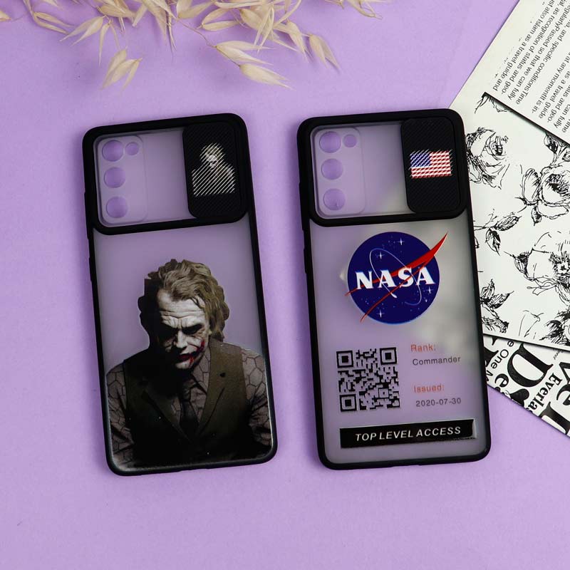 قاب سامسونگ Galaxy S20 FE طرح دار پسرانه سری B محافظ لنزدار کشویی