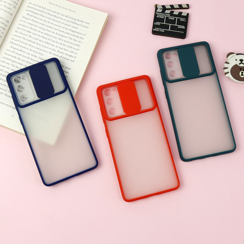قاب PC مات محافظ لنز دار کشویی Samsung S20 FE