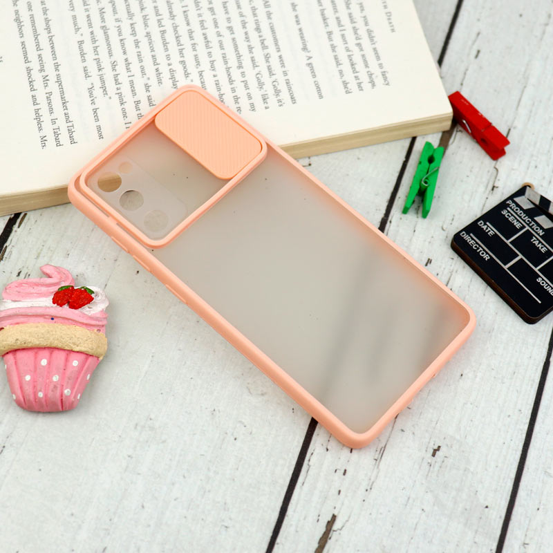 قاب PC مات محافظ لنز دار کشویی Samsung S20 FE
