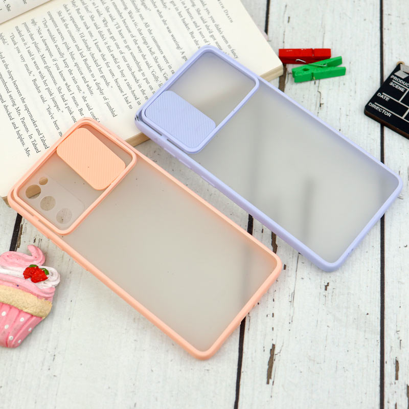 قاب PC مات محافظ لنز دار کشویی Samsung S20 FE