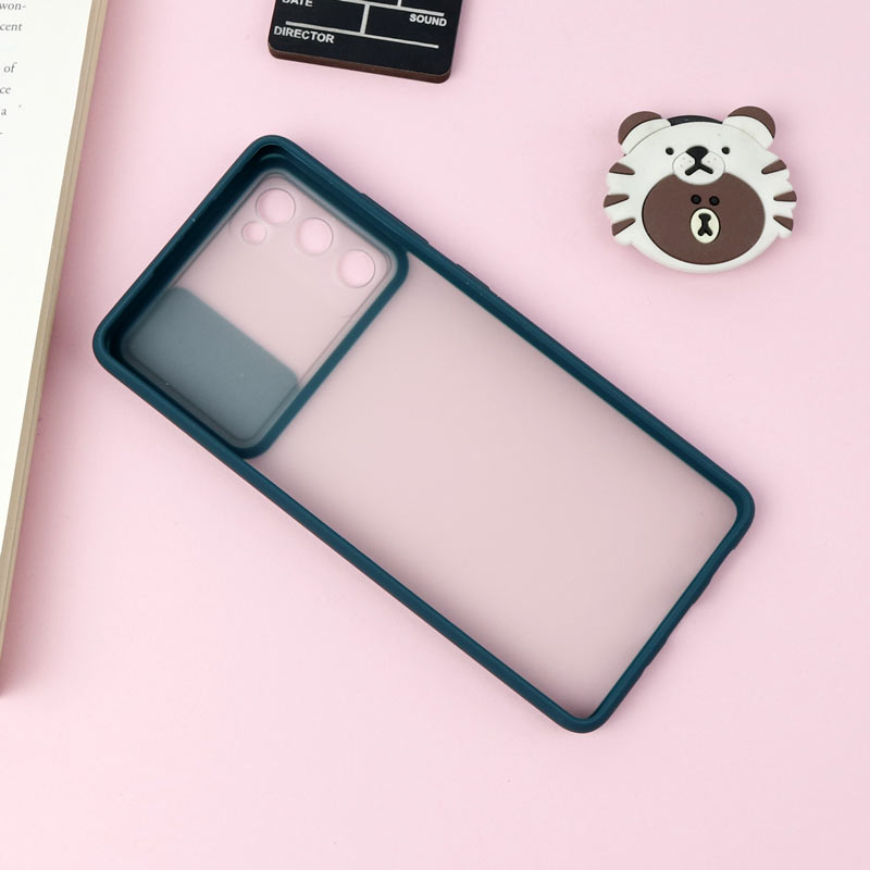 قاب PC مات محافظ لنز دار کشویی Samsung S20 FE