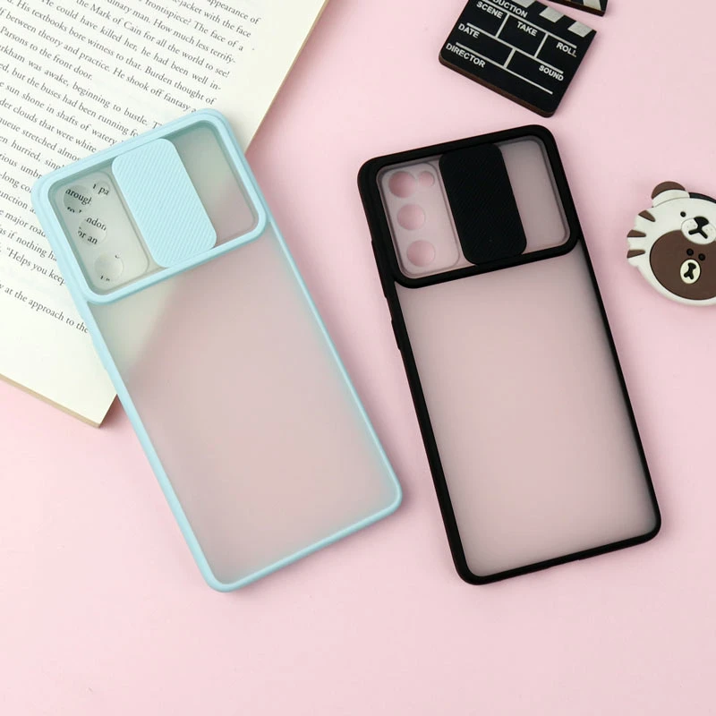 قاب PC مات محافظ لنز دار کشویی Samsung S20 FE
