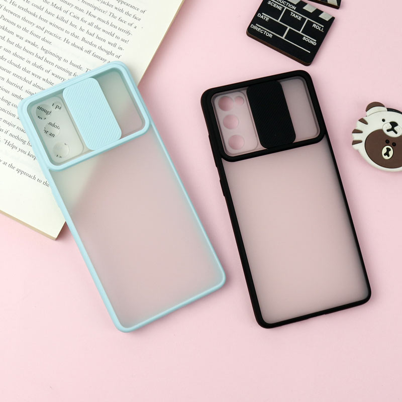 قاب PC مات محافظ لنز دار کشویی Samsung S20 FE