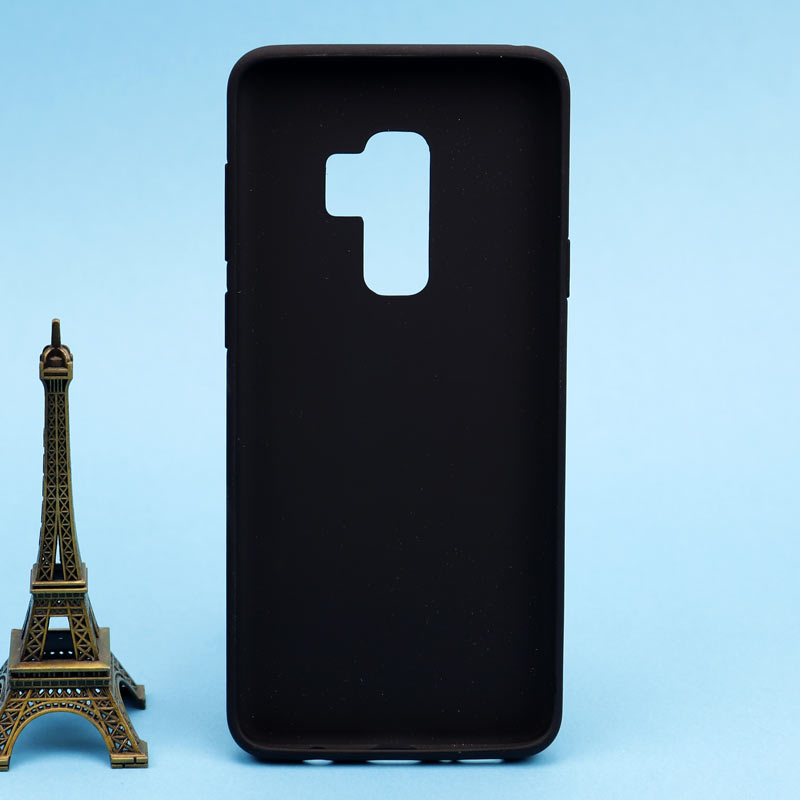 قاب چرمی ساده Samsung S9 Plus مشکی