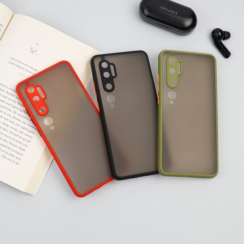 قاب PC مات محافظ لنز دار Xiaomi Mi Note 10