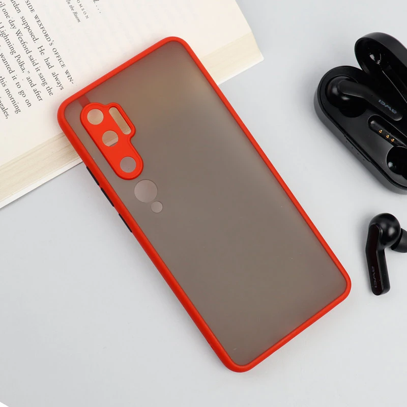 قاب PC مات محافظ لنز دار Xiaomi Mi Note 10