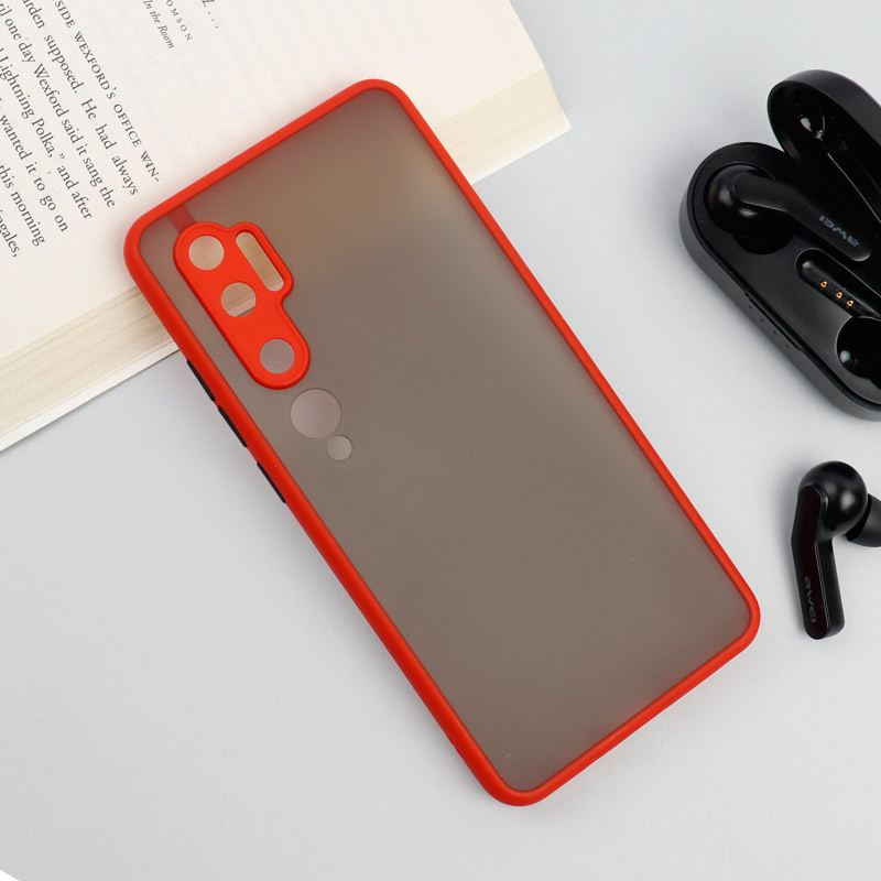 قاب PC مات محافظ لنز دار Xiaomi Mi Note 10
