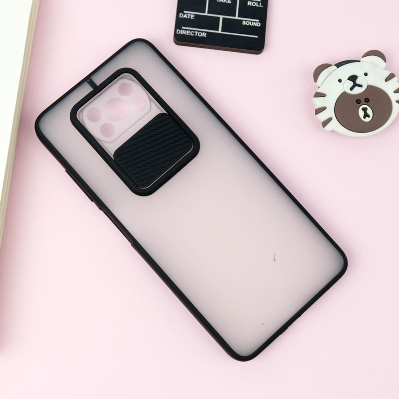 قاب PC مات محافظ لنز دار کشویی Xiaomi Poco x3/x3 NFC/x3 pro