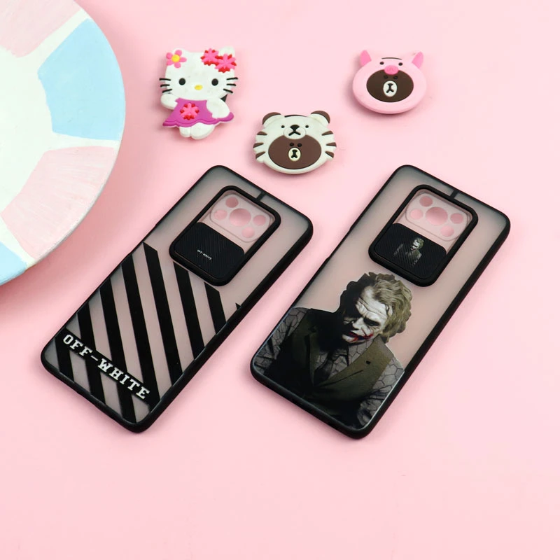 قاب شیائومی Poco X3 / X3 NFC / X3 Pro طرح دار پسرانه سری B محافظ لنزدار کشویی