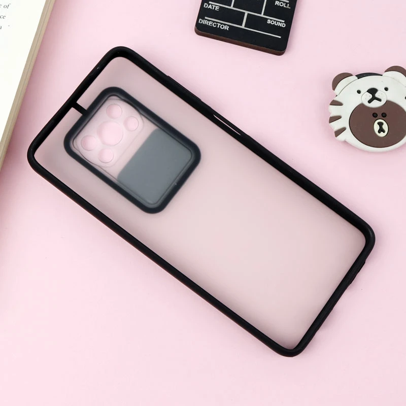 قاب PC مات محافظ لنز دار کشویی Xiaomi Poco x3/x3 NFC/x3 pro
