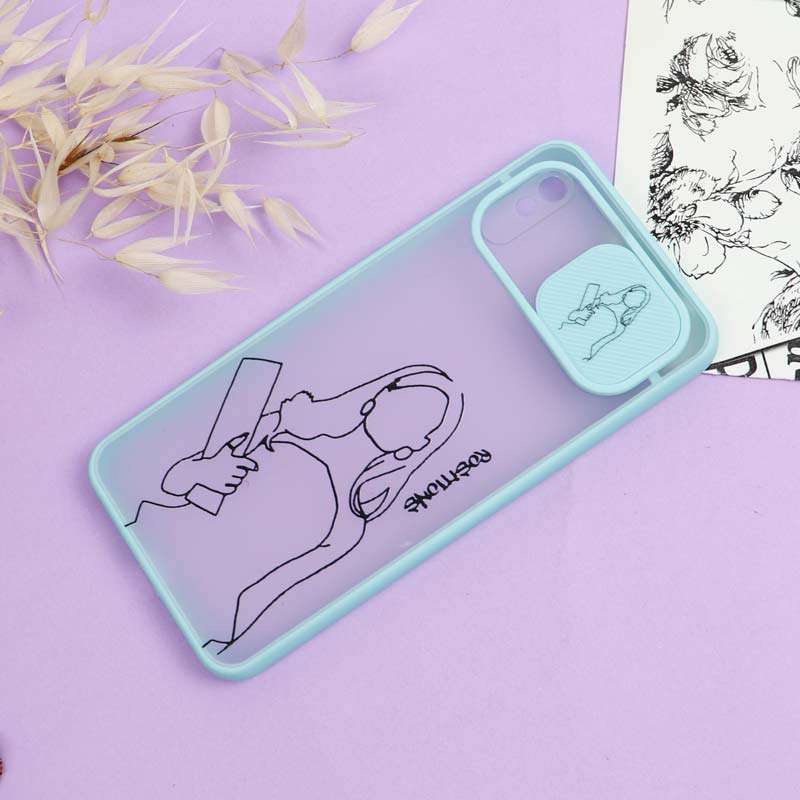 قاب محافظ لنز دار کشویی طرحدار دخترانه Xiaomi Redmi 9AT سری B