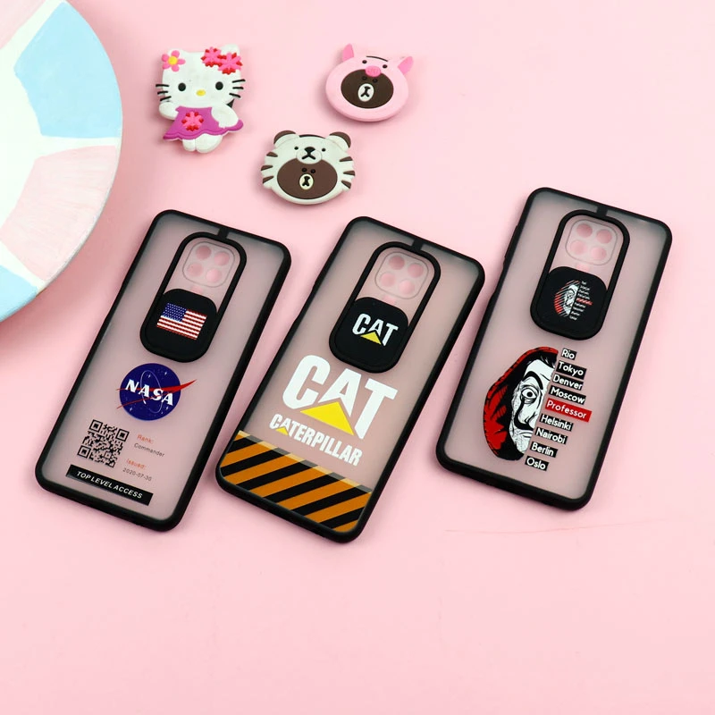قاب شیائومی Redmi Note 9 Pro طرح دار پسرانه سری B محافظ لنزدار کشویی