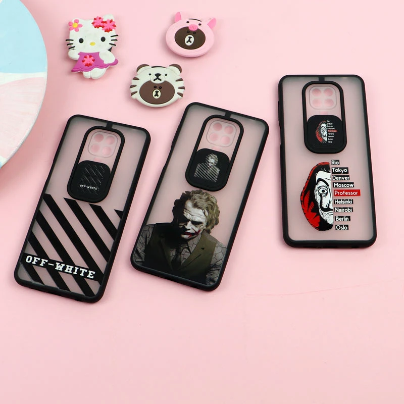 قاب شیائومی Redmi Note 9 Pro طرح دار پسرانه سری B محافظ لنزدار کشویی