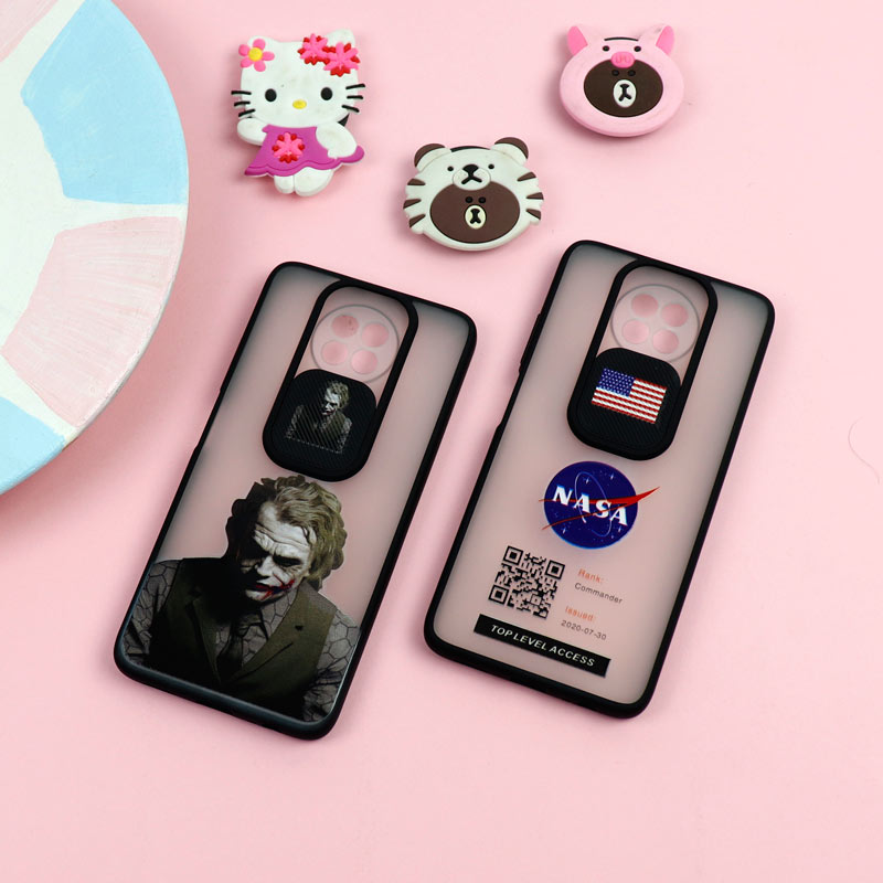 قاب محافظ لنز دار کشویی طرحدار پسرانه Xiaomi Redmi Note 9T سری B