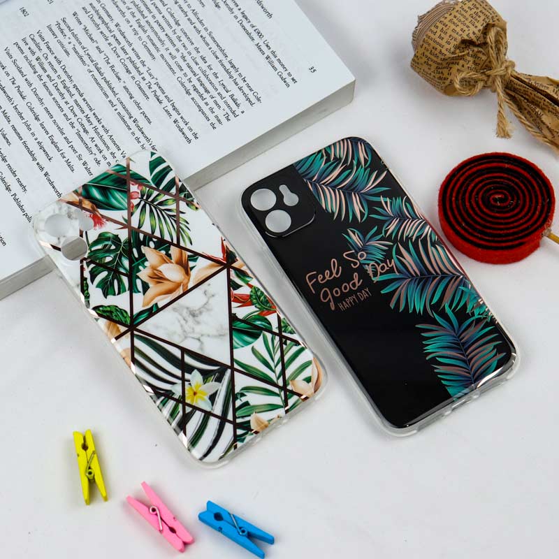قاب محافظ لنزدار طرح کاشی iPhone 11