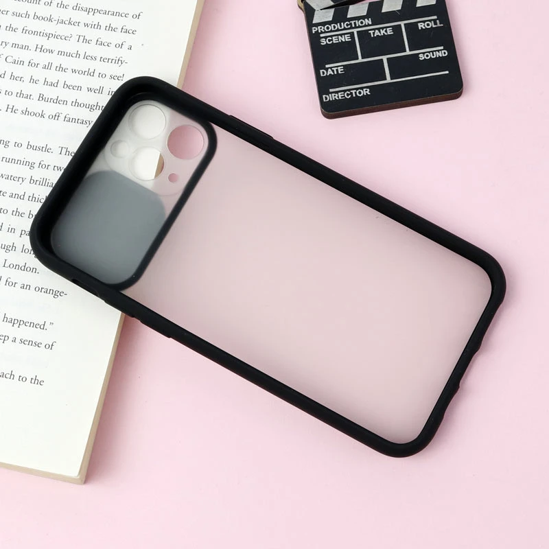 قاب PC مات محافظ لنز دار کشویی iPhone 11 Pro مشکی