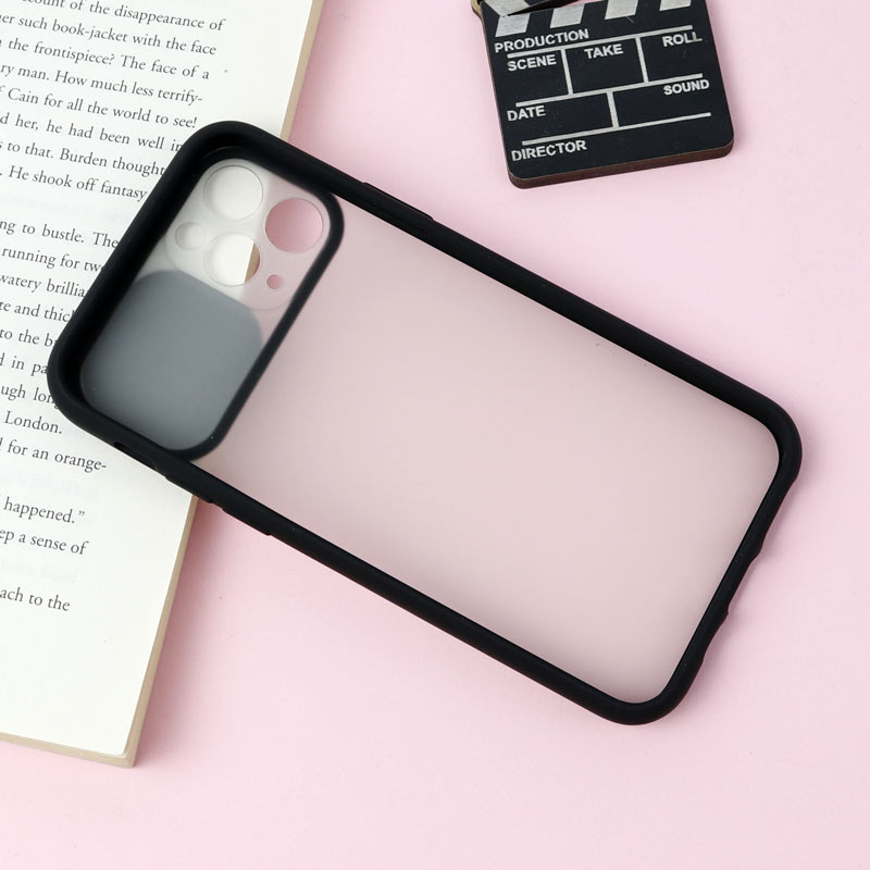قاب PC مات محافظ لنز دار کشویی iPhone 11 Pro مشکی