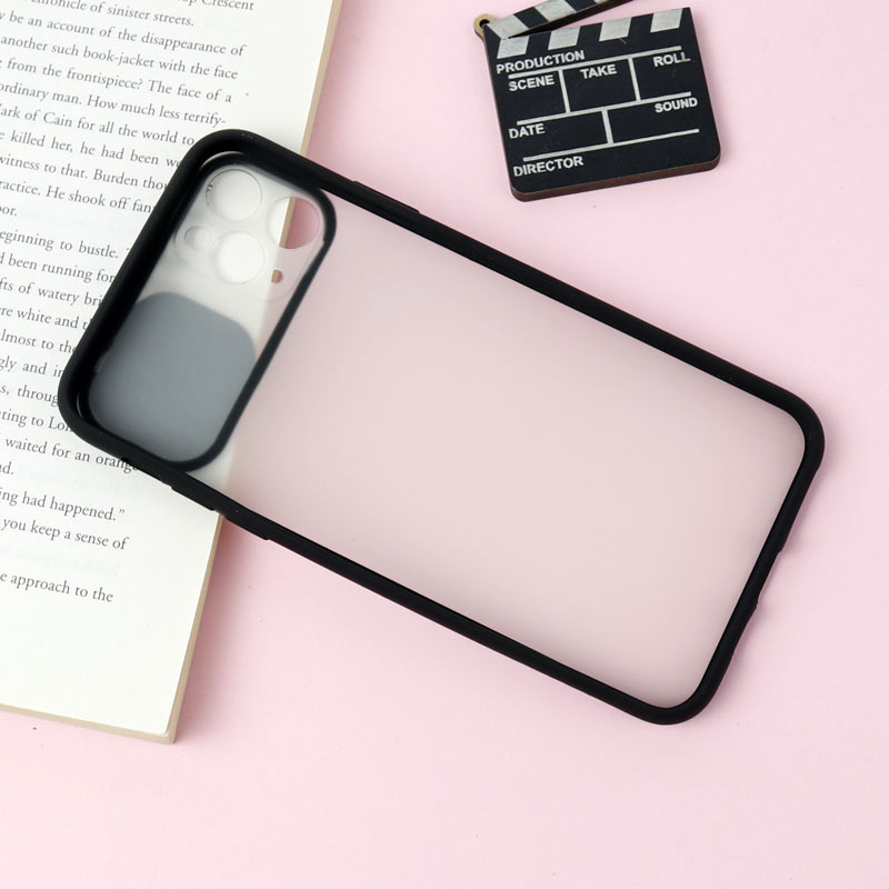 قاب PC مات محافظ لنز دار کشویی iPhone 11 Pro Max