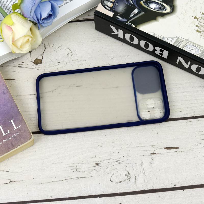 قاب PC مات محافظ لنز دار کشویی iPhone 11 Pro Max