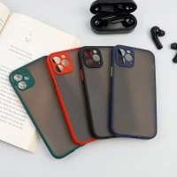 قاب PC مات محافظ لنز دار iPhone 12