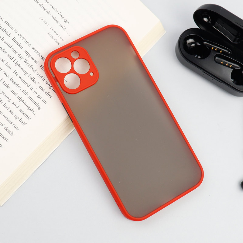 قاب PC مات محافظ لنز دار iPhone 12