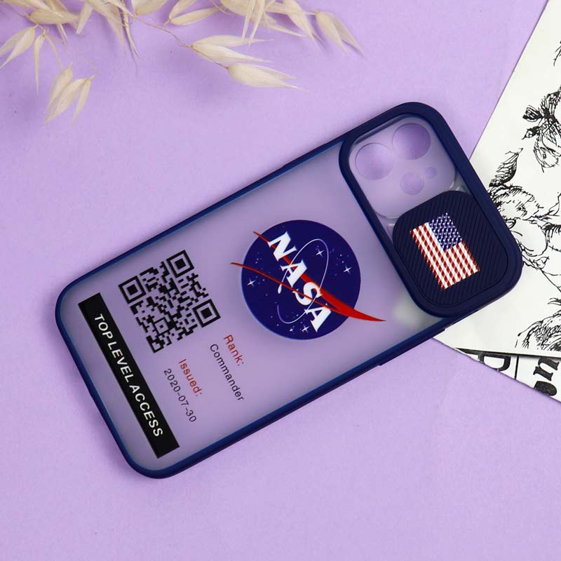 قاب محافظ لنز دار کشویی طرحدار پسرانه iPhone 12 سری B