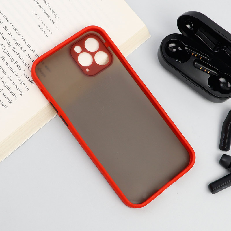 قاب PC مات محافظ لنز دار iPhone 12