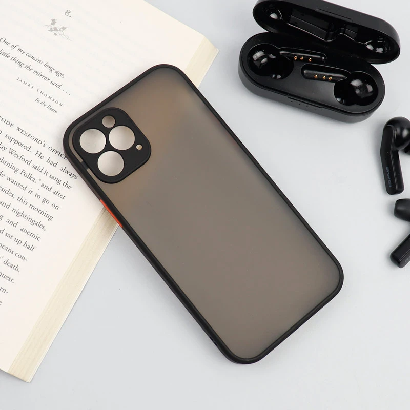 قاب PC مات محافظ لنز دار iPhone 12