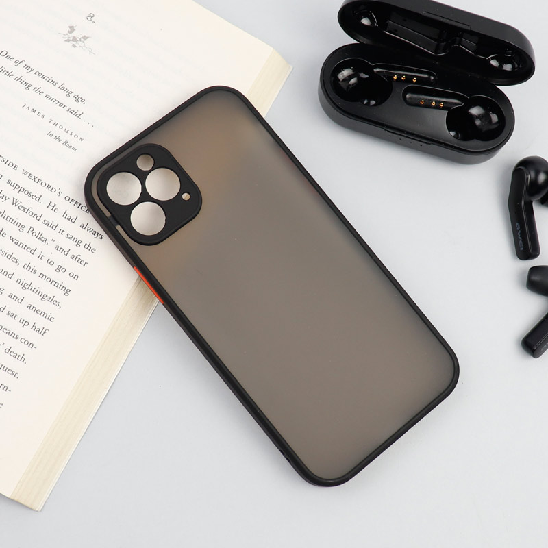 قاب PC مات محافظ لنز دار iPhone 12