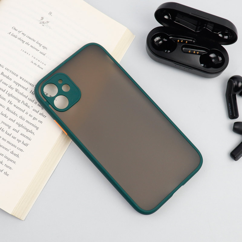قاب PC مات محافظ لنز دار iPhone 12