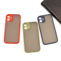 قاب PC مات محافظ لنز دار iPhone 12 Mini