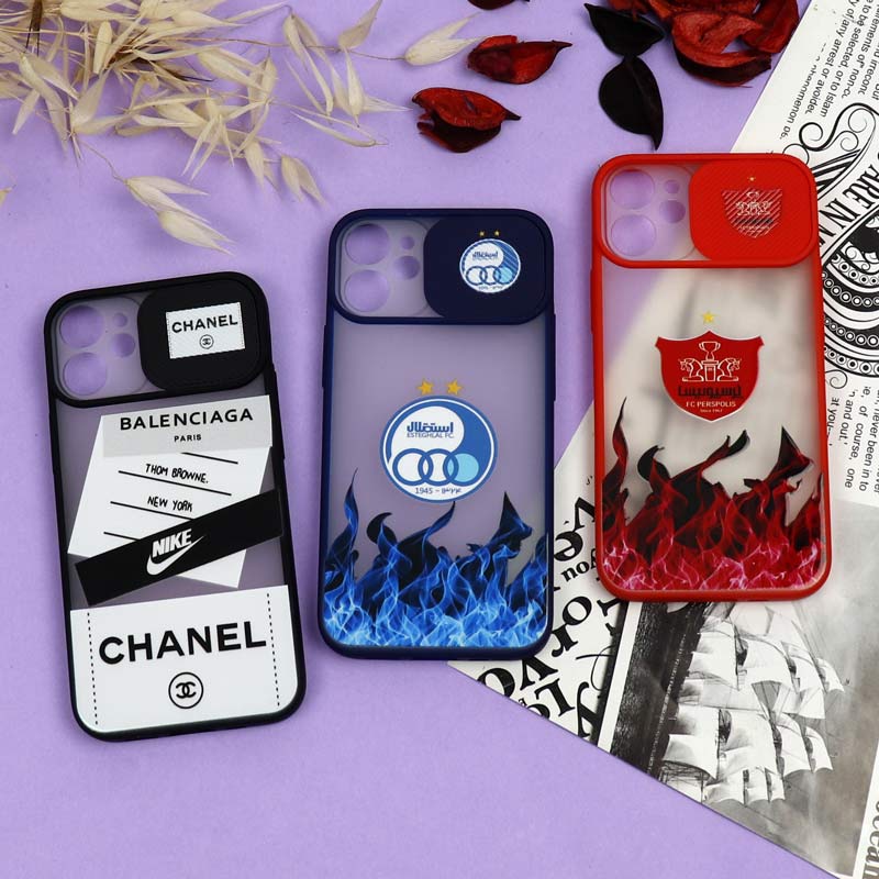 قاب آیفون iPhone 12 Mini طرح دار پسرانه سری B محافظ لنزدار کشویی