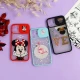 قاب آیفون iPhone 12 Mini طرح دار دخترانه سری B محافظ لنزدار کشویی