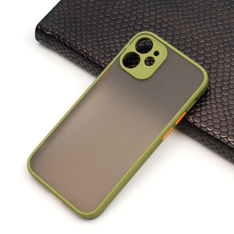 قاب PC مات محافظ لنز دار iPhone 12 Mini