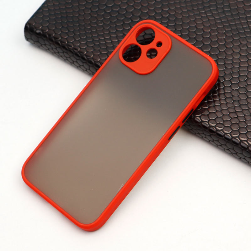 قاب PC مات محافظ لنز دار iPhone 12 Mini