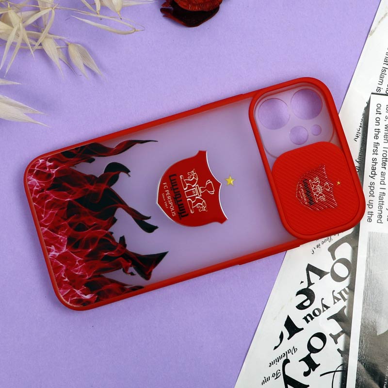 قاب محافظ لنز دار کشویی طرحدار پسرانه iPhone 12 Mini سری B