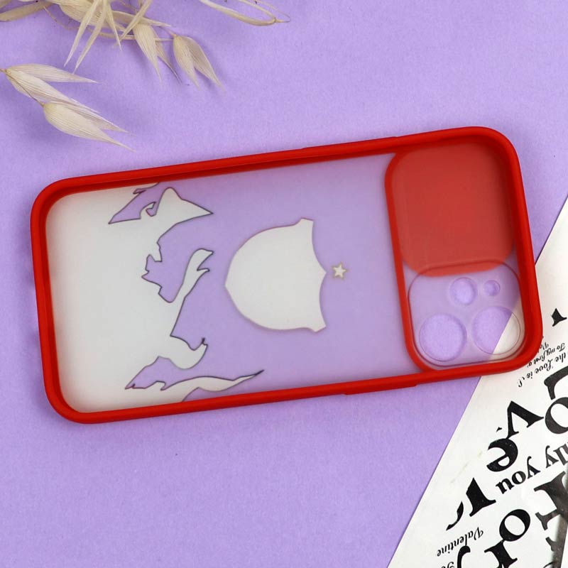 قاب آیفون iPhone 12 Mini طرح دار پسرانه سری B محافظ لنزدار کشویی