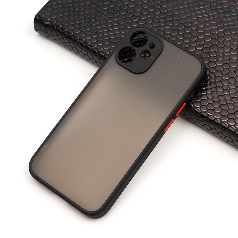 قاب PC مات محافظ لنز دار iPhone 12 Mini