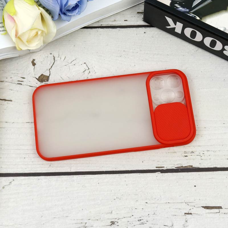 قاب PC مات محافظ لنز دار کشویی iPhone 12 Pro