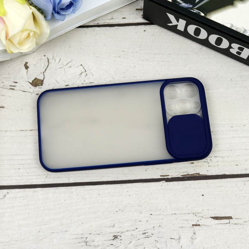 قاب PC مات محافظ لنز دار کشویی iPhone 12 Pro