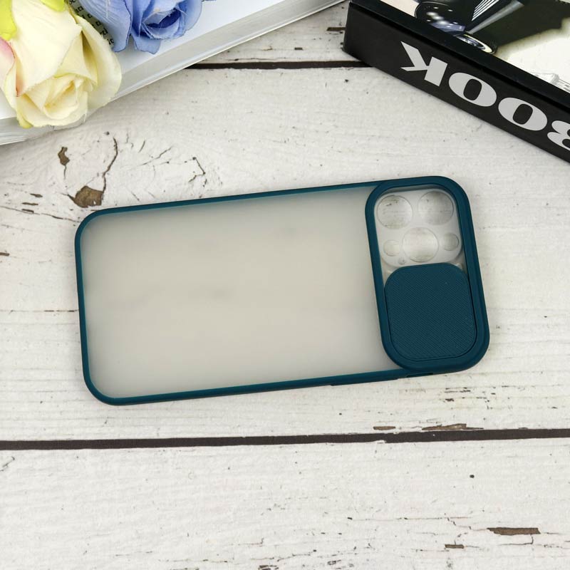 قاب PC مات محافظ لنز دار کشویی iPhone 12 Pro